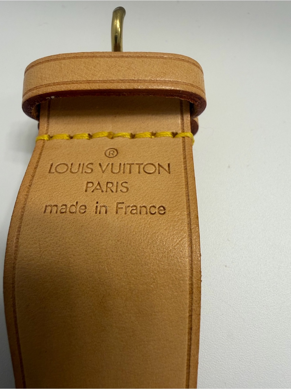 EUC- Louis Vuitton Vachetta leather luggage tag and poignet set- - Picture 10 of 12